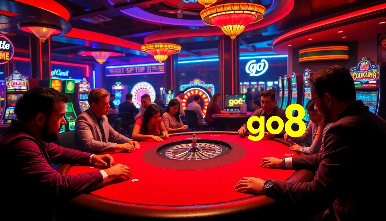Experience high-stakes poker at the vibrant go8 casino, where every card dealt could lead to winning big!