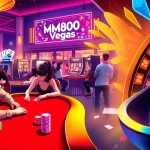 Players enjoy the excitement of poker and roulette at MM88 Vegas casino.