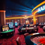 Experience thrilling moments at AAAJILI with vibrant slot machines and exciting games.
